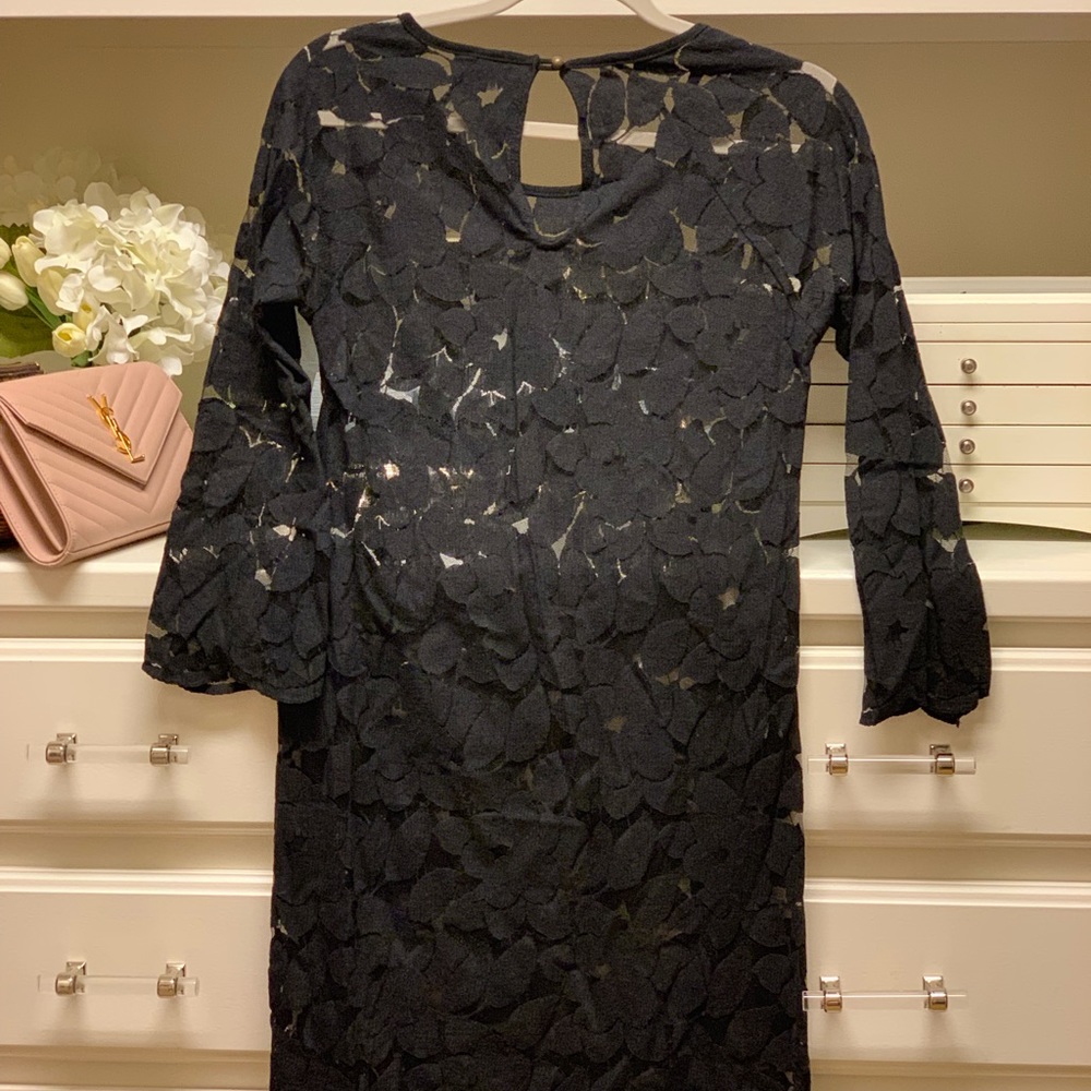 Black lace dress